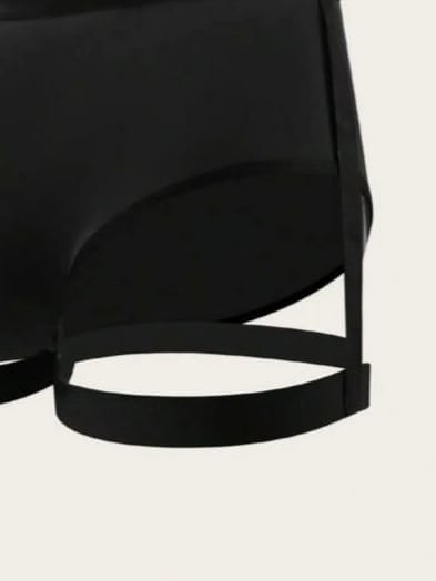 Midnight Leg-Strap Support Brief